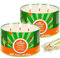 Velas de citronela para exteriores, grandes, 2 velas de citronela de 14 oz para exteriores, cera de soja natural, velas de jardín con 3 mechas, 150 horas de combustión, juego de velas para camping