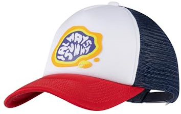 Buff®| Gorra Trucker Ajustable, Comoda, Transpirable, Calidad, Moderna, Aire Libre Niño Niña Talla única Rojo y Azul