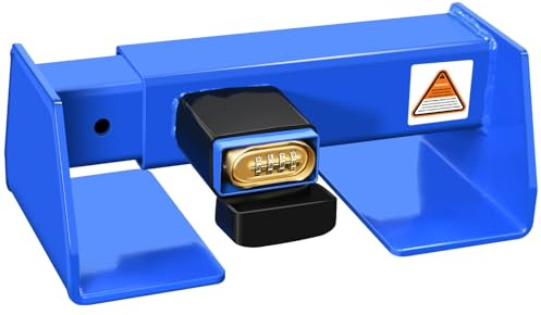 KAOBAS Shipping Container Lock, Heavy Duty Cargo Door Combination Lock with Anti-Tamper Hardened Steel, High Security Trailer Door Lock for Semi Truck, Semi Trailer, Box Truck & Cargo Van