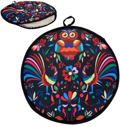 Tortillavärmare, termisk mikrovågsugn tortilla hållare väska 30 cm | taco pizza matvärmare väska – för majsmjöl, taco pizzarulle hemmafest