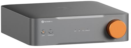 Fosi Audio S3 HiFi Music Streamer DAC Preamp, AK4493SEQ DAC Wi-Fi 6 Bluetooth 5.3, Digital Transport with XLR Balanced/Optical/Sub Out/HDMI eARC, AirPlay 2 Spotify Connect Tidal, 5-Band EQ