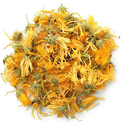 Organic Calendula Flowers - 1 lb (16 oz) - Herbal Tea - 100% Certified Organic - Marigolds - EarthWise Aromatics