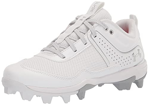 Under Armour Glyde RM Jr. - Scarpe da Softball da Bambina, Bianco (100)/Bianco., 10 Big Kid