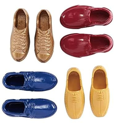 Mattel Barbie GWF12 Schuhsortiment Ken 4er Sortiment