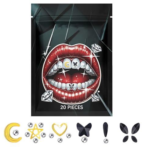Gemstone Jewelry for Teeth, for Teeth,Teeth Jewelry Starter Kit | Crystal Jewelry Kit, Trendy Teeth for Girls Set