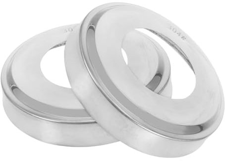 Mipcase 2pcs Stainless Steel Escutcheons Plate Covers for Pool Ladder Steps Inground Pool Accessories Handrail Covers