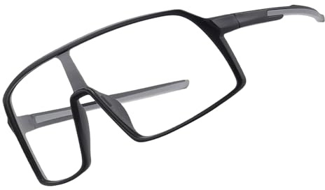 Generico Sportbrille, Fahrradbrille, Clear Weighes Sicherheit, Eyewear beim Radfahren mit klaren Übergangsgläsern für Männer und Frauen beim Radfahren im Freien