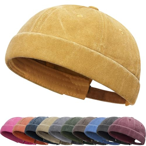 Gorra Docker Hombre Docker Hat Mujer Sombrero Docker para Hombre Talla única Gorros Retro Algodón Ocala Verano Gorra Docker Cierre autoadherente Primavera