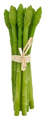 Colcolo Vegetal Artificial, Modelo de Vegetales Falsos, decoración del hogar, simulación de Vegetales Falsos para Fiestas, comedores y Bodas, Espárragos 20x6cm