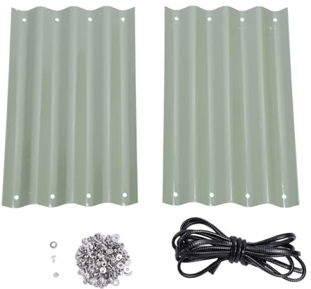 DANAIXZ Patio DIY Panel de Cama de jardín Elevado Panel de extensión de Cama de Planta Panel de plantación de Flores y Verduras (Verde Claro)