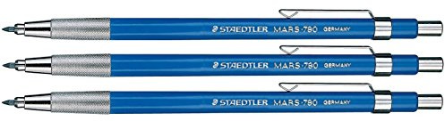 Staedtler Mars 780 Technical Mechanical Pencil, 2mm. 780BK (3-PACK)