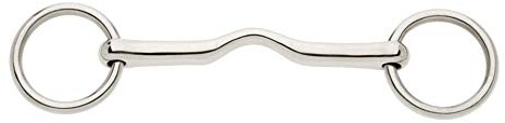 Lorina Cambridge Stangen-Gebiss mit Zungen-Raum (5in / 125mm) (Silber)
