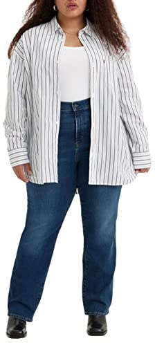 Levi's Plus Size 724 High Rise Straight Jeans Femme Blue Wave Dark Plus 20 L