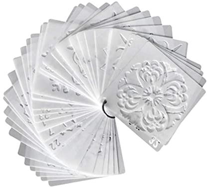 Healifty 36 x Mandala-Punkt-Malerei-Schablonen für DIY-Malerei, Kunstprojekte.