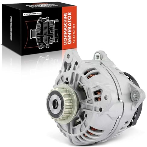 Frankberg Alternador con Polea de Rueda Libre Compatible con M.u.l.t.i.v.a.n V 7EF 7EM 7EN 7HF 7HM 7HN 2.5L Transporter V Bus 7EB 7EJ 7HB 7HJ 2.5L T.o.u.a.r.e.g 7L6 7L7 7LA 2.5L C2 JM 1.4L 070903024A