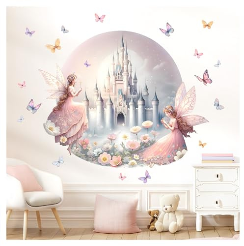 Little Deco Wandtattoo Schloss & Fee DL5034 M