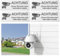 Schild VideoüBerwachung Klein 8.5x3 cm, 4pcs Achtung Schild Kameraüberwachung aus Aluminium Warnschild Kamera überwachung Privatgrundstück Aufkleber Außrn Kamera Aufkleber Selbstklebend