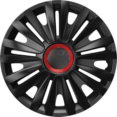 TOP DRIVE COPRICERCHI BLACK & RED ROYAL 16 I nostri copricerchi sono prodotti con materiale ABS di alta qualita', conosciuto per la sua stabilita', forza e resistenza