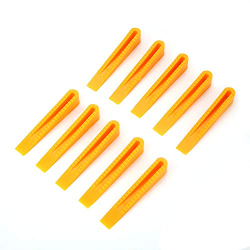 Zeppe del di Livellamento, Distanziali a Livello di Piastrelle, 100 Pezzi, Cuneo in Plastica, per Spessore di Piastrelle 8-13 Mm, Spaziatura di 1,7 Mm
