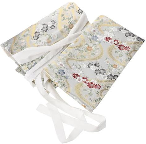 DEARMAMY Cinturón Ancho Kimono Mujer Cojín Obi Retro, Cinturón Japonés Jacquard Bordado, Accesorio Tradicional para Disfraz Kimono y Eventos Obsequios