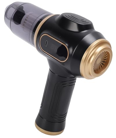 Oreilet Dépoussiéreur d'air électrique Portable, Mini Souffleur d'air sans Fil, Aspirateur de Poussière de Voiture Rechargeable, Buses Multiples pour Clavier, PC, Voiture, Maison