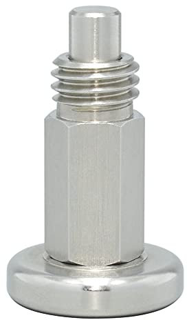 AUZHU PTF - Posicionadores de muelle de acero inoxidable sin posición de bloqueo Émbolos de indexación Pasadores de posicionamiento Pasadores elásticos Pasadores de seguridad Pitones de resorte