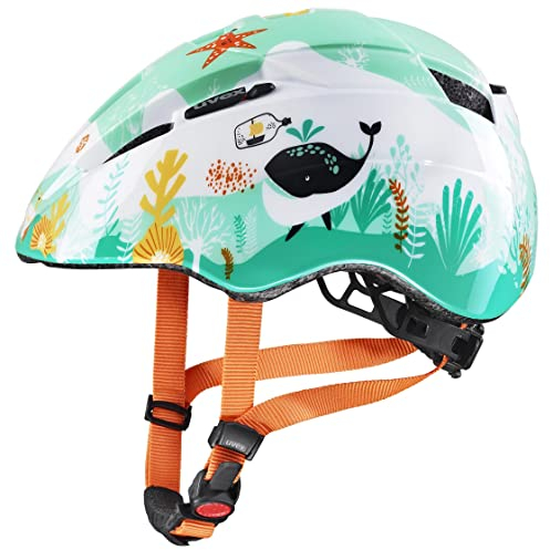 uvex Kid 2 - Leichter Fahrradhelm für Kinder - individuelle Größenanpassung - Underwater - 46-52 cm