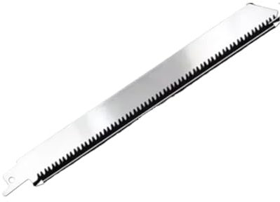 MNUPL Hoja de Sierra recíproca de Acero Inoxidable, Sierra de Sable for Corte rápido de Madera, Metal, Carne congelada/Hueso, 225mm/300mm/400mm(F)