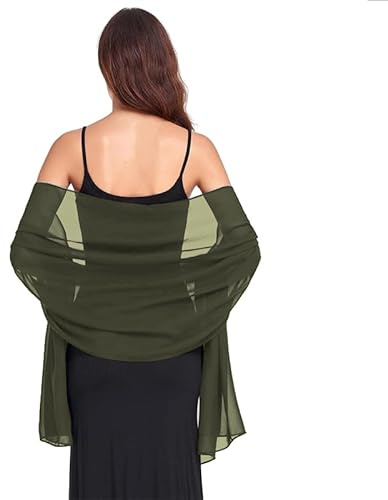 Van Der Rich ® - Étole en Mousseline de Soie Foulard Châle Léger - Femme