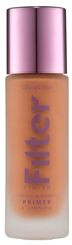 Collection Cosmetics Gorgeous Glow Filter Finish, Illuminator, Primer und All Over Glow für leuchtende Haut, Bräune