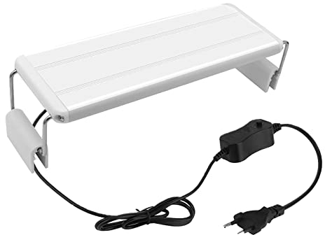 Ultradünne LED-Aquarium weiße Licht Clip Halterung Lampe, Aquarium Beleuchtung Wassergraslampe, LED Teleskop, Aquarium Halterung Lampe, Korallenriff Betrachtungslampe, 6W