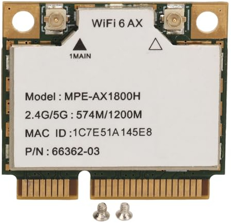 GOWENIC AX1800H -PCIE Netzwerkkarte, Netzwerkadapterkarte mit Dualband WLAN und Bluetooth 5.2 WiFi 6 Karte für 10 11 für Linux