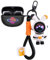 Cartoon Silicion Earphones Case Compatible with Bose Ultra Open Earbuds, Cute Wireless Bluetooth Shockproof Protector Cover Earphone Charging Box with Keychain (Black A)