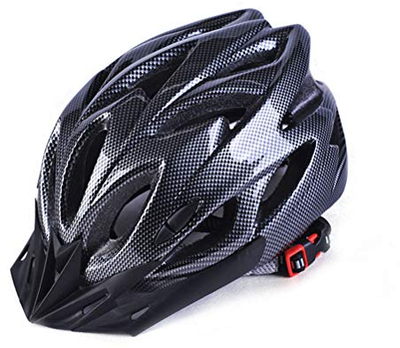 Srliya Casque de Course de Cyclisme sur Route Unisexe Casque de Vélo intégré pour Hommes et Femmes (Noir)
