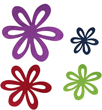 MAGICLULU Tapetes Protectores para Mesa Diseño Tallado, Alfombrillas Aislantes para Sartenes, Silicona Absorbente, Resistentes Al Calor, para Cocina y Comedor, Juego De 4 Unidades