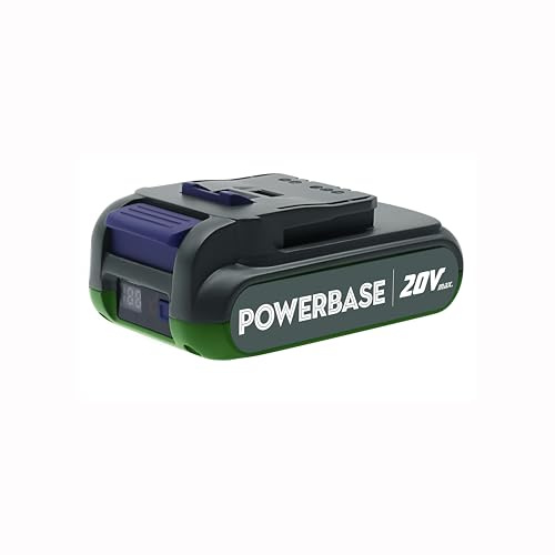 Coreservice 20V Lithium-Ion Battery, 2.5Ah with USB A Output Compatible with Yard Force CR20 and POWERBASE Ranges