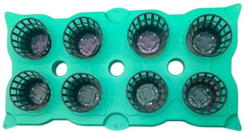 DECAKE Cesta Flotante para Estanque, Isla Flotante para acuaponía, Isla Flotante para Plantas de Exterior, para estanques koi, Zonas acuáticas y ríos
