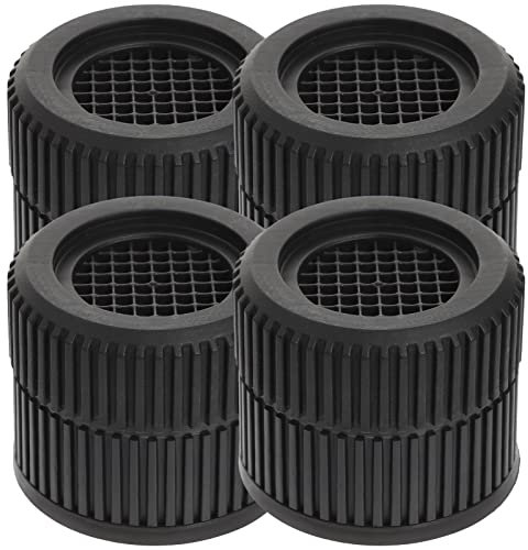 Artibetter 4 Piezas Alfombrillas Antivibración para Lavadoras y Secadoras Base Antideslizante y Reduce Ruido y Movimiento de Instalar y Usar para Suelo