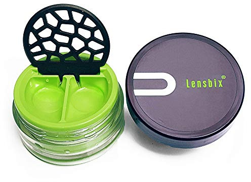 Lensbix Purist kontaktlinsbehållare. Den perfekta presenten till linsbärare. Innovativ design för moderna människor. (Purist kiwi)