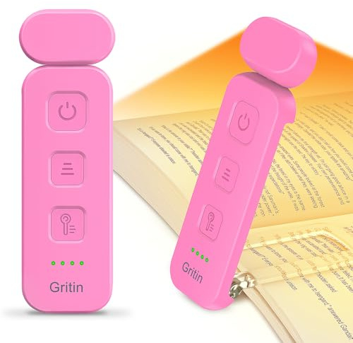 Gritin Reading Light, Rechargeable Book Light for Reading in Bed