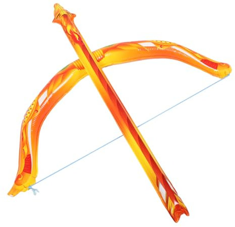 JOINPAYA Inflatable Boy Girl Archery Toy Set with Bow Arrow Reusable Balloon Prop for Cosplay Party Decorations Cute Cartoon Design Fun Indoor and Outdoor Play for Boys Girls