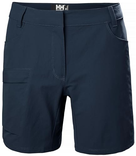 Helly Hansen Pantaloncini Cargo da Donna W Qd, Blu Navy, 29