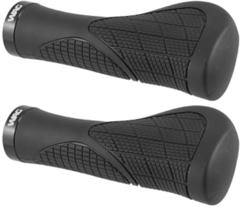 cyclingcolors Poignée vélo Lock on 135 mm diamètre 22 mm Ergonomique Souple Unisexe Guidon VTT VTC Route Scooter Cycle, Noir