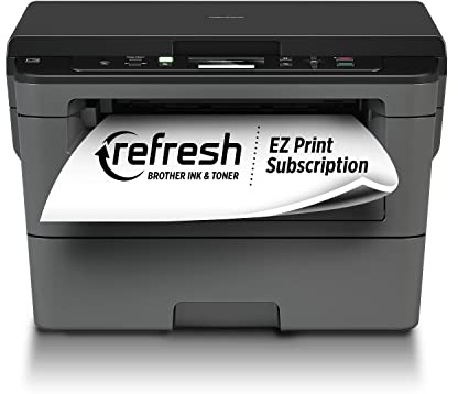 Brother Monochrome Laser HLl2390DW, Wireless Networking, Duplex Printing Refresh Subscription with Free Trial and Amazon Dash Replenishment Read