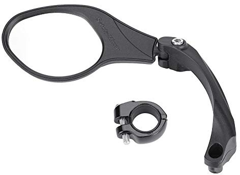 Specchietto Retrovisore Bicicletta Pieghevole 360¡ã per Manubrio Bici Strada Sinistra con Rotazione Completa Montaggio Facile Accessorio Sicurezza Bicicletta