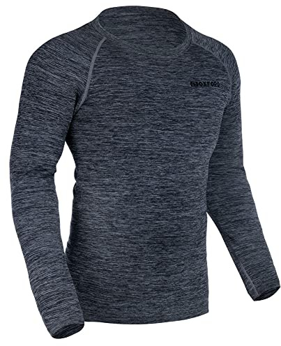 Oxford Mens Couche Base Avancée Undershirt, Dark Grey, L-XL EU