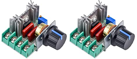 Drehzahlregler, Aideepen Motor Speed Controller 2000W 50-220V AC Motor Spannungsregler Motor Regler 25A Modul Baugruppe Einstellbare Motor Drehzahlregler LED Dimmer