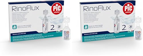 Pic Solution Rinoflux Solución Fisiológica 20 Ampollas 2 ml (Paquete de 2)