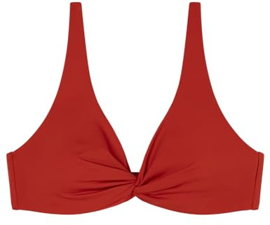 women'secret Top Bikini Tropique, Parte Superior de Bikini Mujer, Vibrant Red, 90C