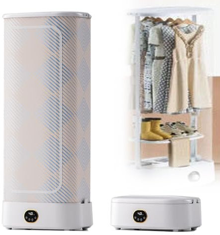 ELIKBH Asciugatrice Automatica per Vestiti da 20 Minuti, Macchina da Stiro Che elimina Rapidamente Le Pieghe, Stazione da Stiro Automatica da 1000 W per Piegare armadi, Vestiti e Tessuti